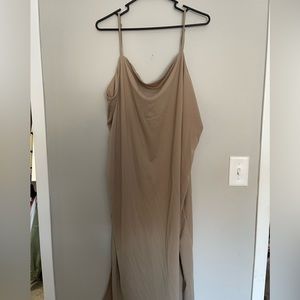 H&M tan dress